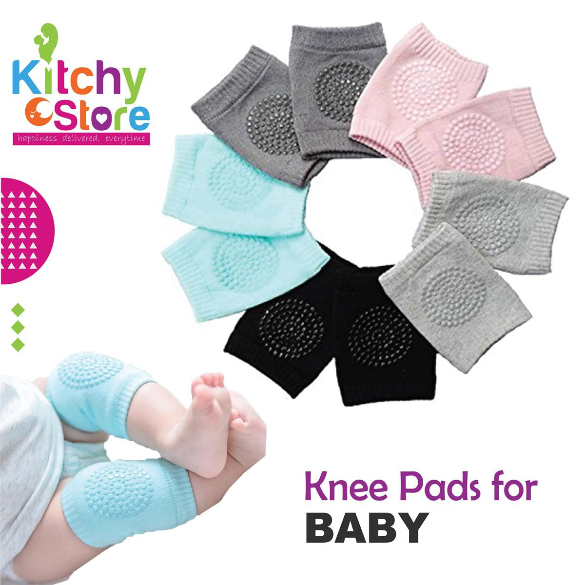 Baby Crawling Anti-Slip Knee Pad