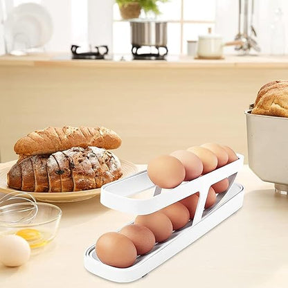 2 Tier Rolling Egg Dispenser For Refrigerator