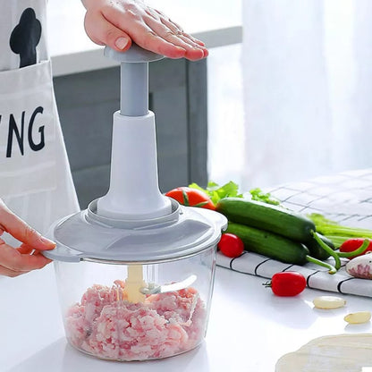 Vegetables Push Hand Chopper (Capacity 1.5 L)