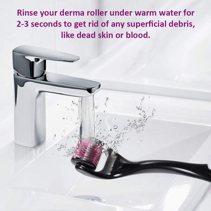 Derma Roller for Hair Growth and Facial Skin Therapy