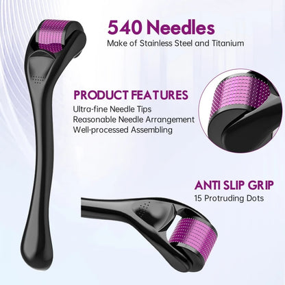 Derma Roller for Hair Growth and Facial Skin Therapy