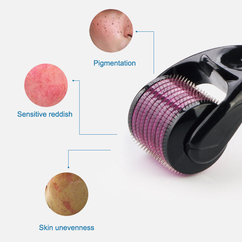 Derma Roller for Hair Growth and Facial Skin Therapy