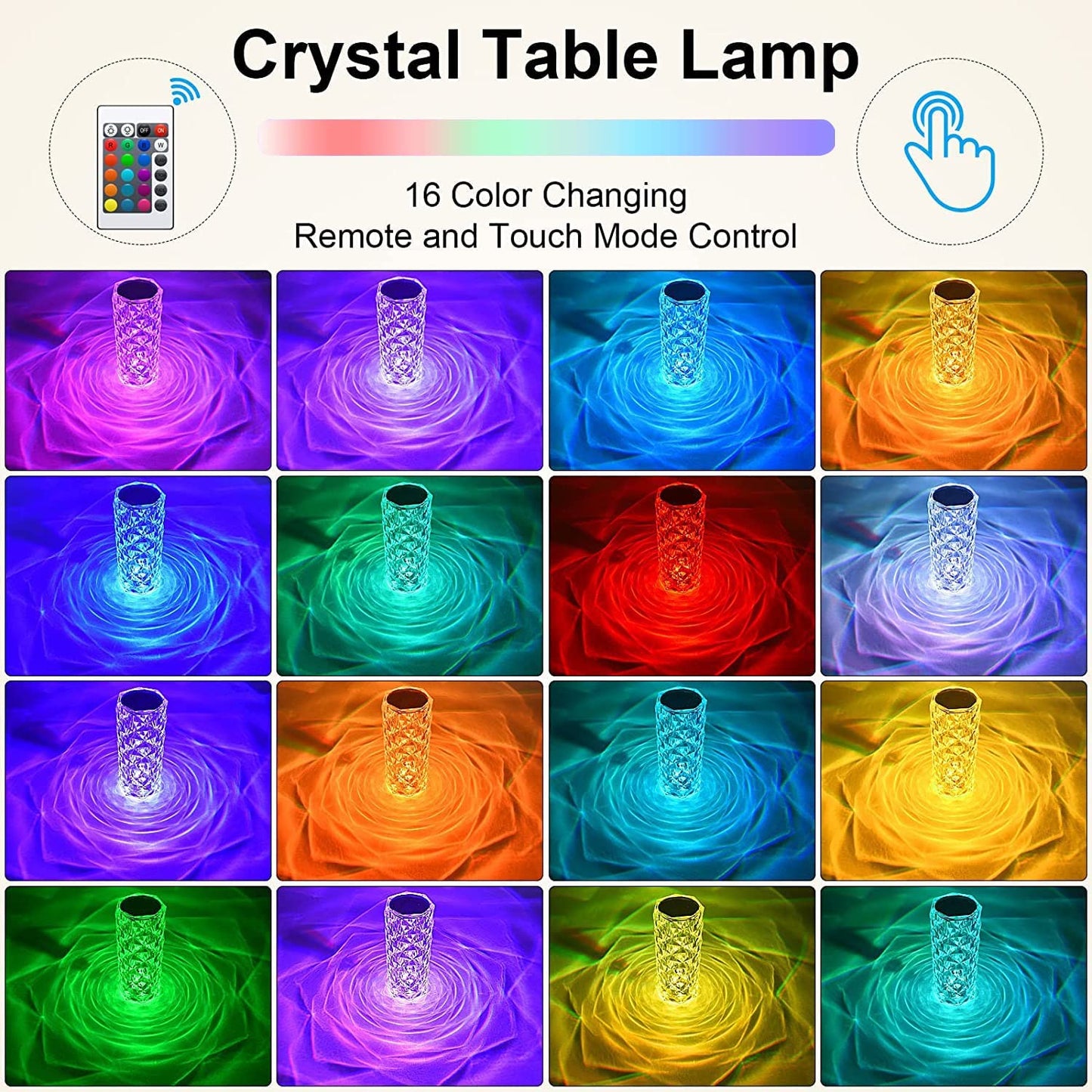 Bloom Crystal LED Lamp