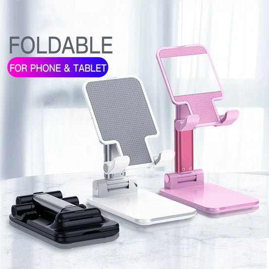 Adjustable Cell Phone Stand, Foldable Portable Phone Holder