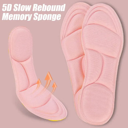 1 Pair Comfortable 5D Massager Shoe Foam Insoles