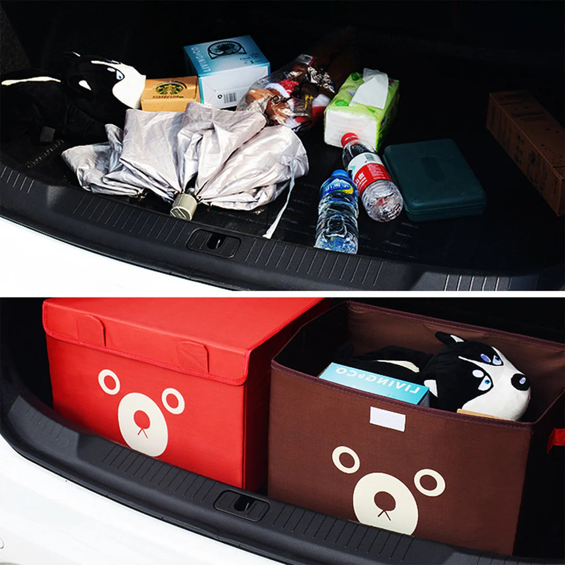 Cartoon Bear Foldable Storage Box For Multipurpose