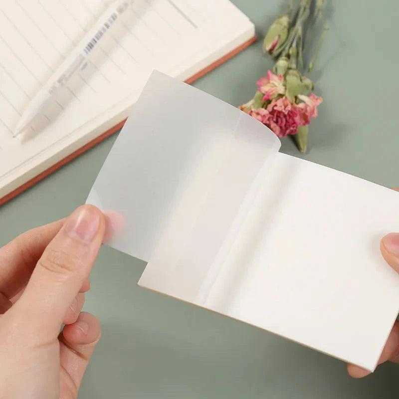 50 Sheets Transparent Sticky Notes