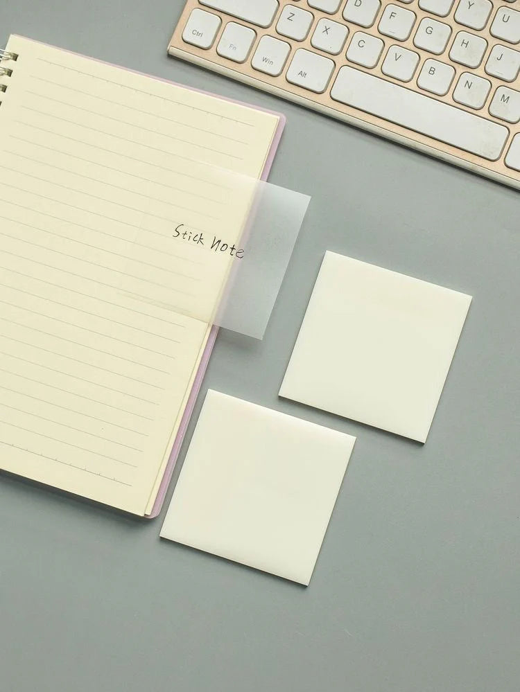 50 Sheets Transparent Sticky Notes