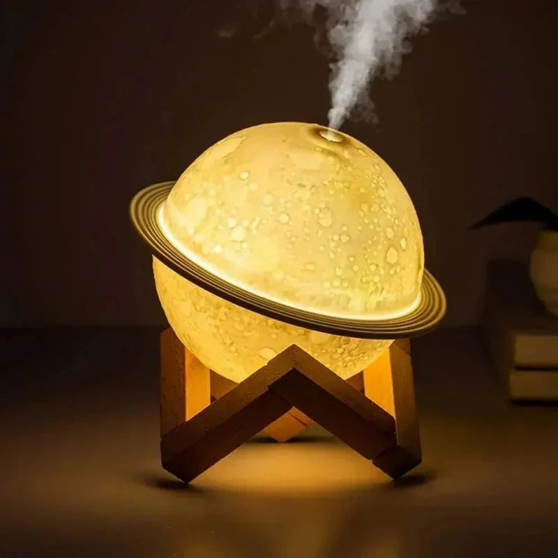 3D Moon Shape Aroma Humidifier with LED Light