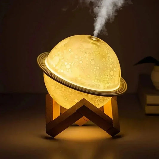 3D Moon Shape Aroma Humidifier with LED Light