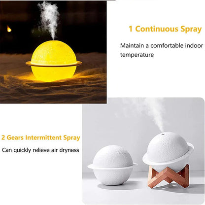 3D Moon Shape Aroma Humidifier with LED Light